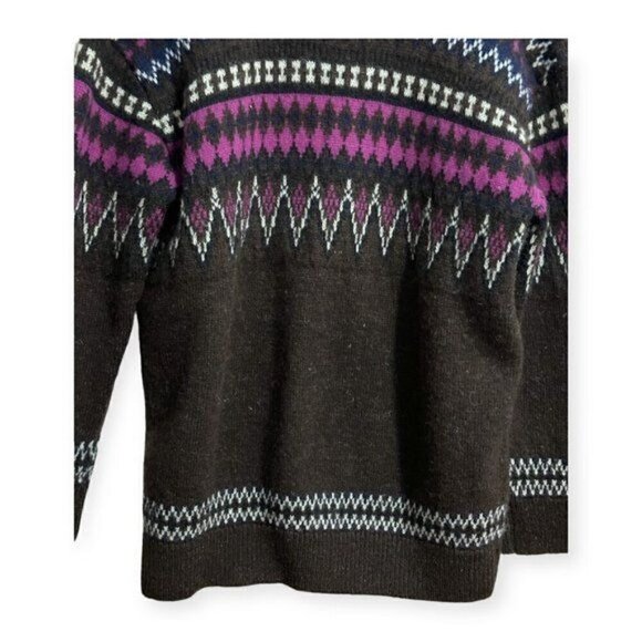 Junya Watanabe Comme des Garçons, Brown multi Jacquard Sweater, Fair Isle, Size - Picture 8 of 15